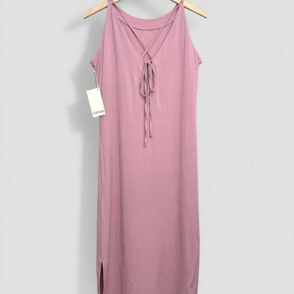 Splendid Mauve Pink Maxi Dress - Picture 2 of 4